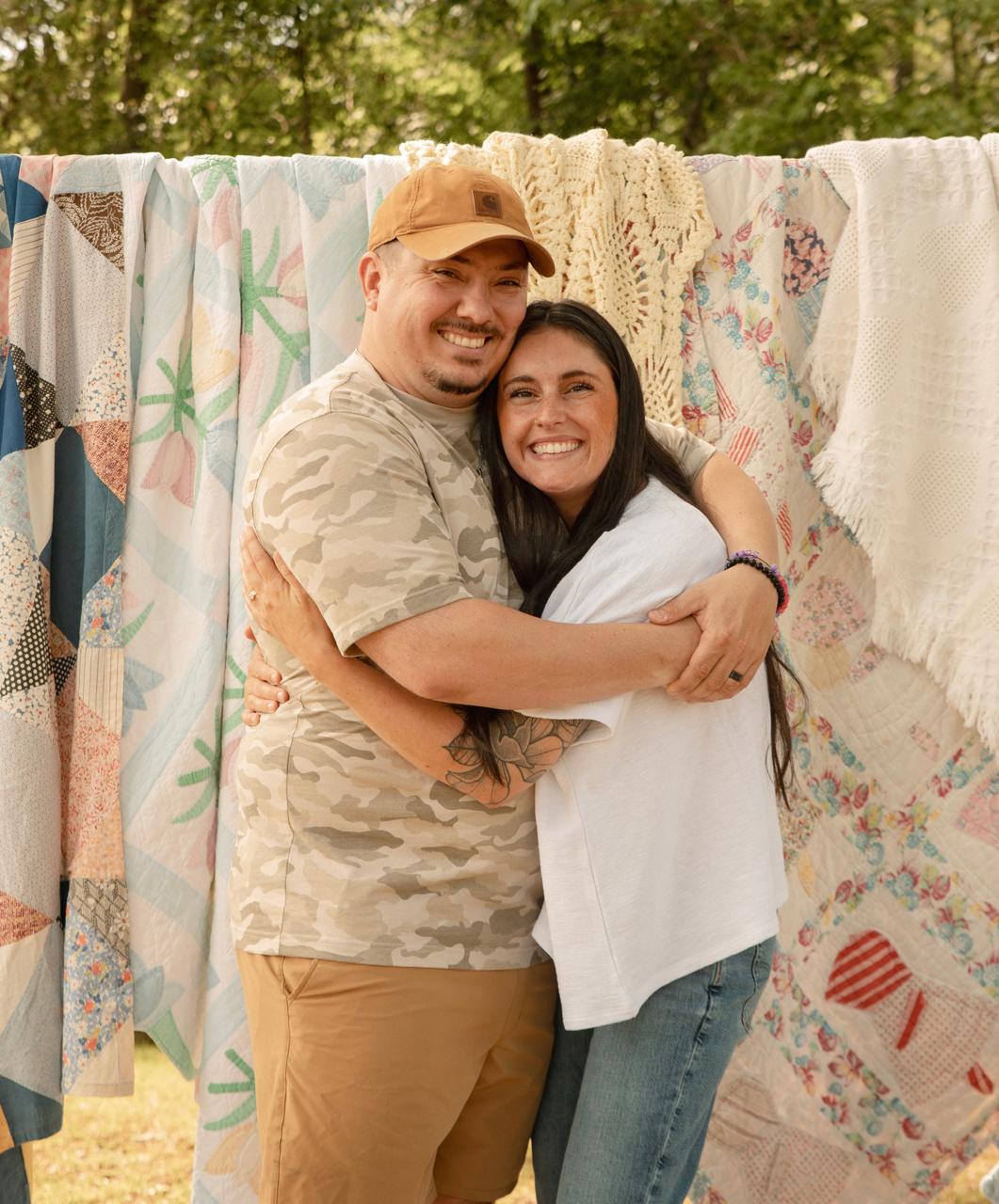 Alex Kirby and his wife